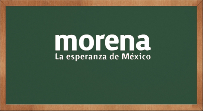 pizarrón morena