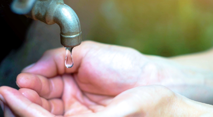 falta de agua
