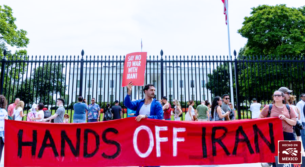 manos fuera de irán