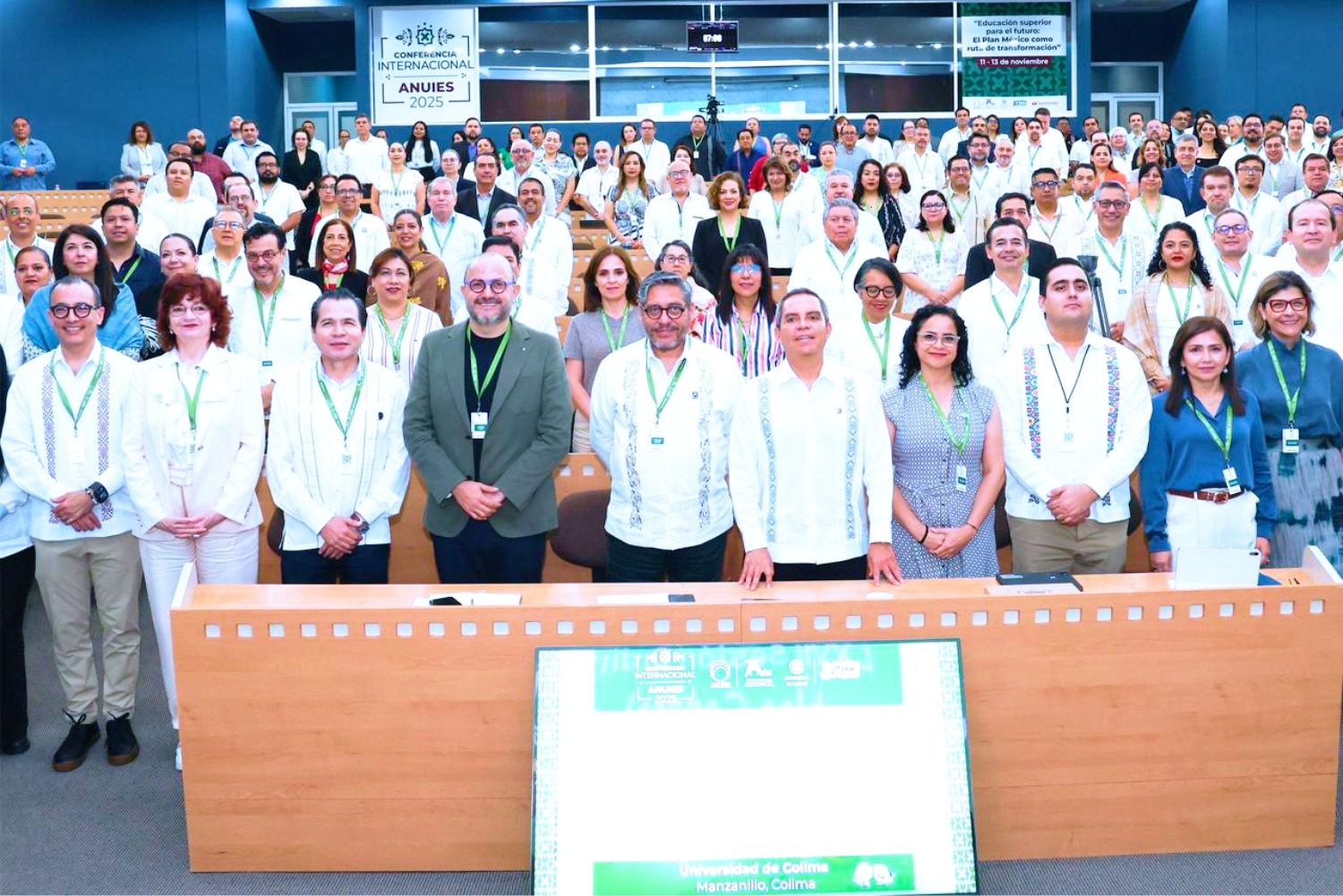 Norma Liliana Galván Meza, rectora de la UAN, durante la LXVII Sesión Ordinaria de la Asamblea General de ANUIES en Colima.