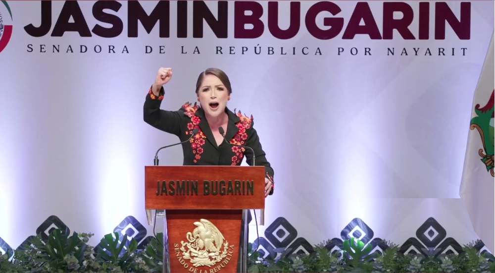 Jasmín Bugarín presentó su informe legislativo ante militancia y ...