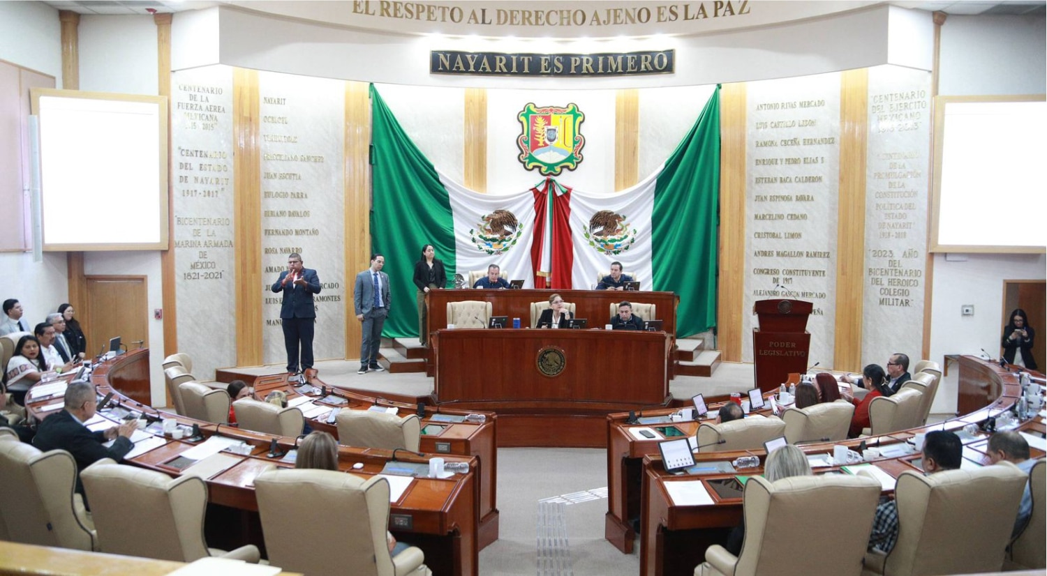 Congreso de Nayarit presenta iniciativa para crear el Parlamento del Migrante Nayarita.