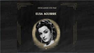 Elsa Aguirre, una de las máximas figuras del Cine de Oro mexicano, en una fotografía representativa de su trayectoria.