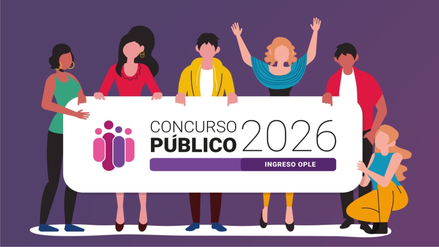 Personal del INE durante la presentación de la convocatoria del Concurso Público 2026 para ingresar al Servicio Profesional Electoral Nacional.